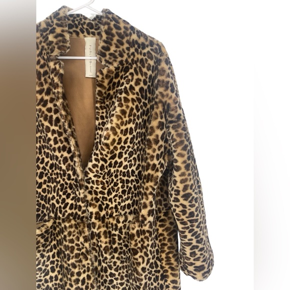 Furling by Giani | 100% Lambskin Leopard Print Coat | Size 42 | Made in Italy - Picture 6 of 16